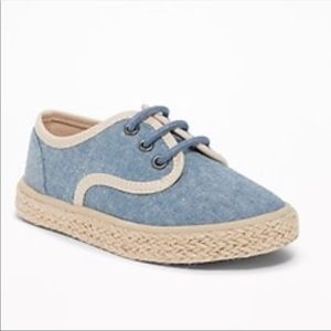 Size 10 Demin chambray boy espadrilles